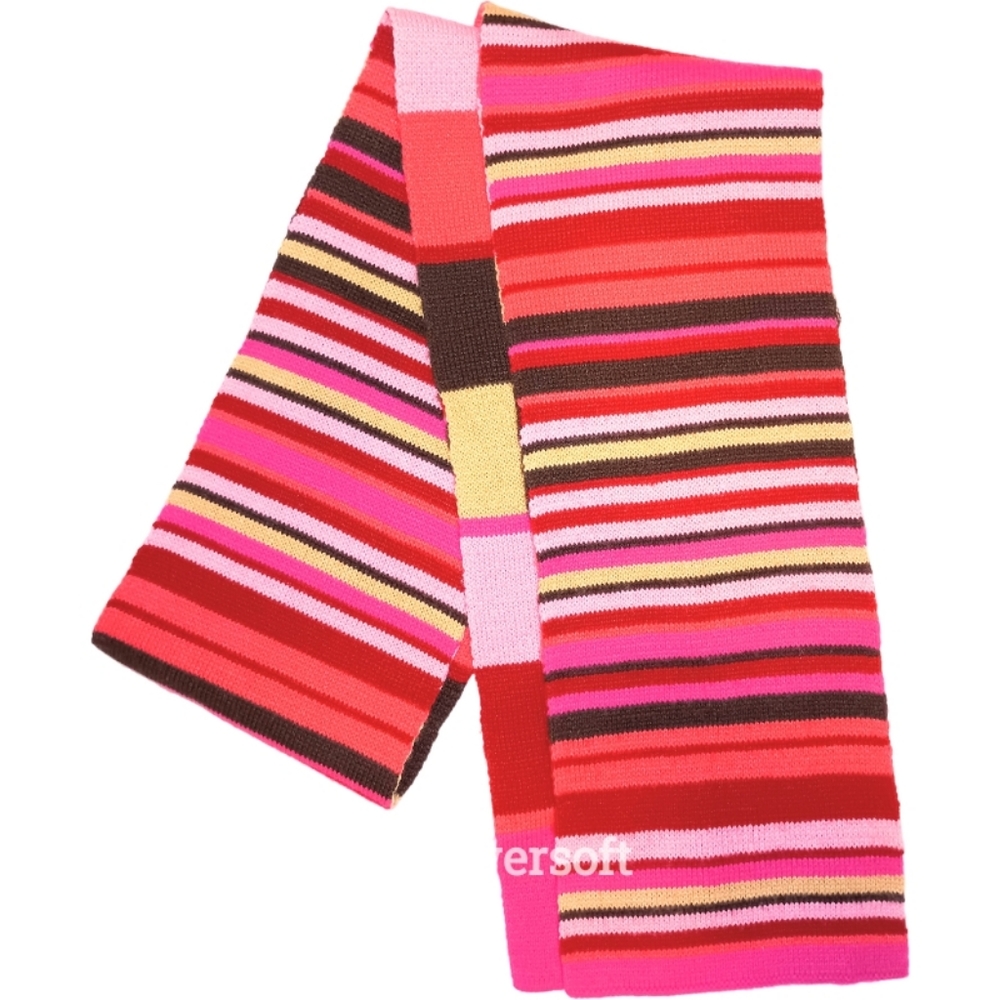 Echo Soft Stripped Winter Rectangle Kint Scarf